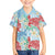 Palaka with Honu and Plumeria Family Matching Off Shoulder Short Dress and Hawaiian Shirt Hawaiian Heritage Spirit - Polynesian Pride