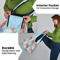 Palaka with Honu and Plumeria Grocery Bag Hawaiian Heritage Spirit - Polynesian Pride