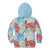 Palaka with Honu and Plumeria Kid Hoodie Hawaiian Heritage Spirit - Polynesian Pride