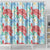 Palaka with Honu and Plumeria Shower Curtain Hawaiian Heritage Spirit - Polynesian Pride