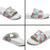Palaka with Honu and Plumeria Slide Sandals Hawaiian Heritage Spirit - Polynesian Pride