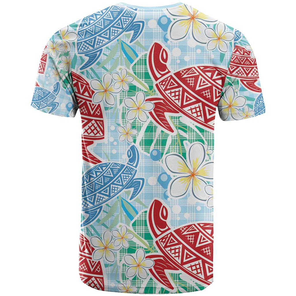 Palaka with Honu and Plumeria T Shirt Hawaiian Heritage Spirit - Polynesian Pride