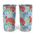 Palaka with Honu and Plumeria Tumbler Cup Hawaiian Heritage Spirit - Polynesian Pride