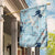 Blue Palaka Crane and Flowers Garden Flag Japan Heritage Spirit - Polynesian Pride
