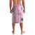 Pink Palaka Crane and Flowers Lavalava Japan Heritage Spirit - Polynesian Pride
