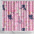 Pink Palaka Crane and Flowers Shower Curtain Japan Heritage Spirit - Polynesian Pride