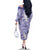 Purple Palaka Crane and Flowers Family Matching Off The Shoulder Long Sleeve Dress and Hawaiian Shirt Japan Heritage Spirit - Polynesian Pride