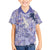 Purple Palaka Crane and Flowers Hawaiian Shirt Japan Heritage Spirit - Polynesian Pride