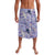 Purple Palaka Crane and Flowers Lavalava Japan Heritage Spirit - Polynesian Pride