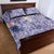 Purple Palaka Crane and Flowers Quilt Bed Set Japan Heritage Spirit - Polynesian Pride