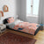 Red Palaka Crane and Flowers Bedding Set Japan Heritage Spirit - Polynesian Pride