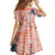 Red Palaka Crane and Flowers Family Matching Summer Maxi Dress and Hawaiian Shirt Japan Heritage Spirit - Polynesian Pride