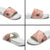Red Palaka Crane and Flowers Slide Sandals Japan Heritage Spirit - Polynesian Pride