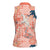 Red Palaka Crane and Flowers Women Sleeveless Polo Shirt Japan Heritage Spirit - Polynesian Pride