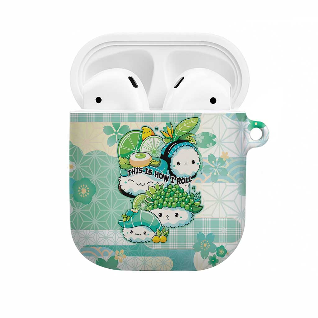 Japanese Kawaii Sushi AirPods Case Green Wagara Palaka This Is How I Roll