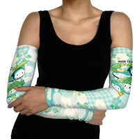 Personalized Japanese Kawaii Sushi Arm Sleeves Green Wagara Palaka This Is How I Roll
