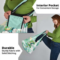 Japanese Kawaii Sushi Grocery Bag Green Wagara Palaka This Is How I Roll
