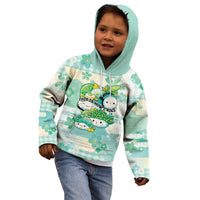 Personalized Japanese Kawaii Sushi Kid Hoodie Green Wagara Palaka This Is How I Roll