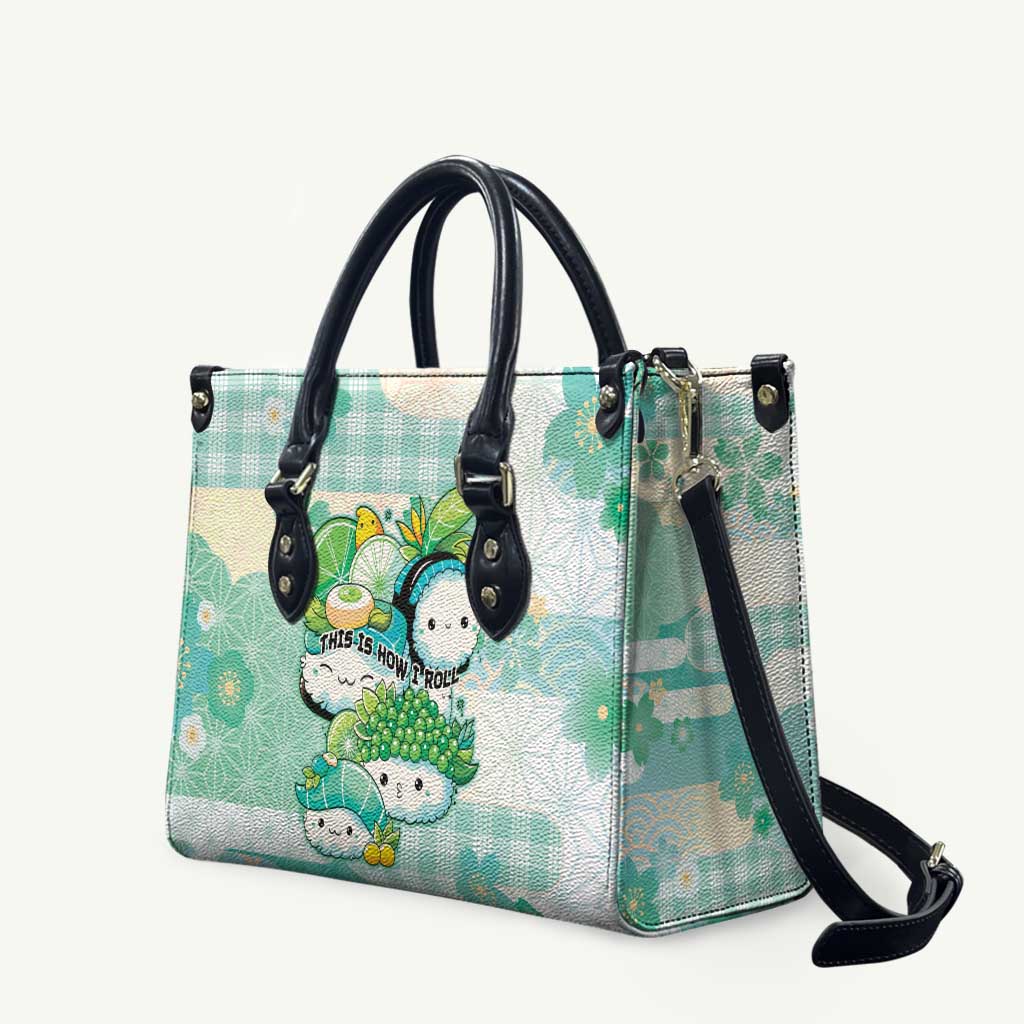 Japanese Kawaii Sushi Leather Bag Green Wagara Palaka This Is How I Roll