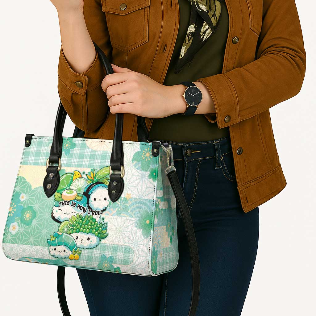 Japanese Kawaii Sushi Leather Bag Green Wagara Palaka This Is How I Roll