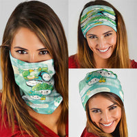 Japanese Kawaii Sushi Neck Gaiter Green Wagara Palaka This Is How I Roll