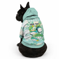 Personalized Japanese Kawaii Sushi Pet Hoodie Green Wagara Palaka This Is How I Roll LT9 - Polynesian Pride