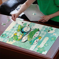 Japanese Kawaii Sushi Puzzle Green Wagara Palaka This Is How I Roll