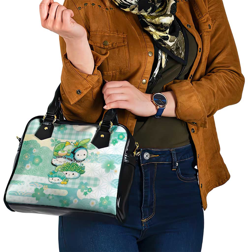 Japanese Kawaii Sushi Shoulder Handbag Green Wagara Palaka This Is How I Roll