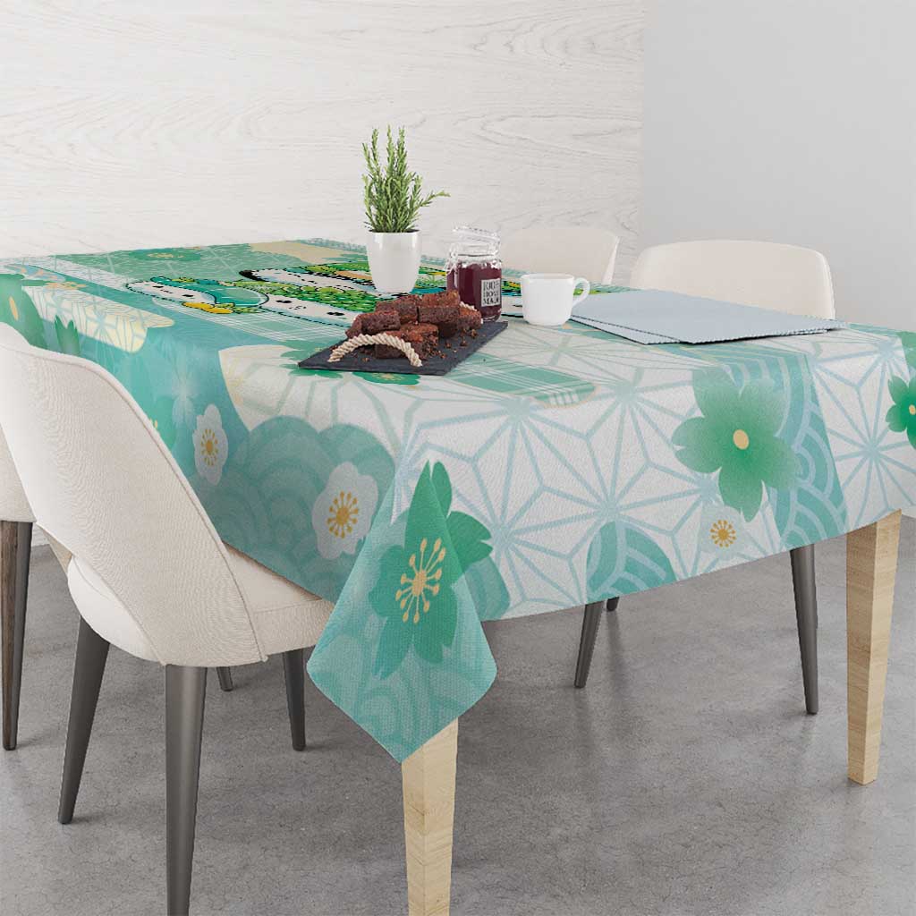 Japanese Kawaii Sushi Tablecloth Green Wagara Palaka This Is How I Roll