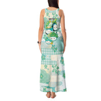 Personalized Japanese Kawaii Sushi Tank Maxi Dress Green Wagara Palaka This Is How I Roll