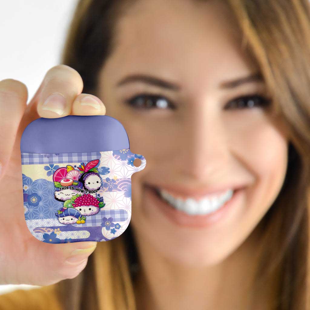 Japanese Kawaii Sushi AirPods Case Blue Wagara Palaka This Is How I Roll
