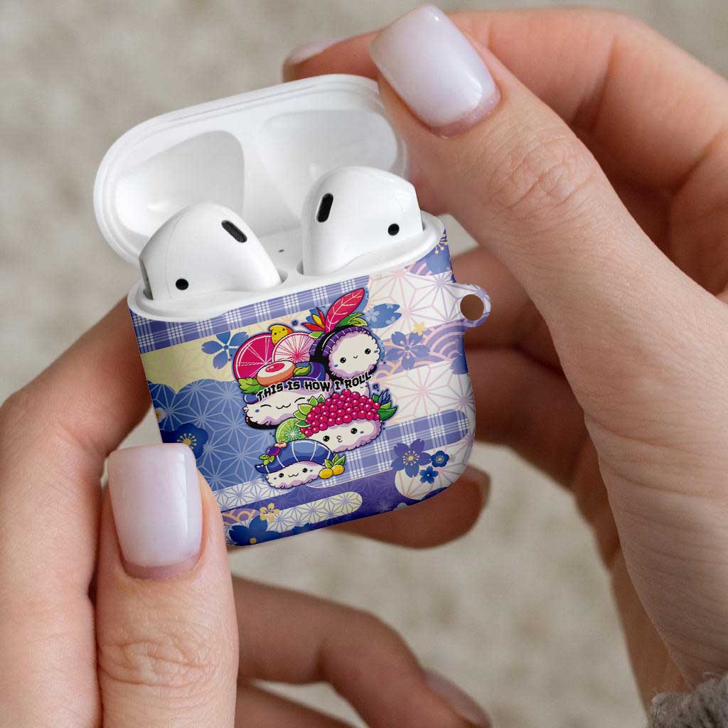 Japanese Kawaii Sushi AirPods Case Blue Wagara Palaka This Is How I Roll