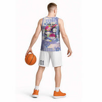 Personalized Japanese Kawaii Sushi Basketball Jersey Blue Wagara Palaka This Is How I Roll