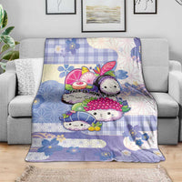 Japanese Kawaii Sushi Blanket Blue Wagara Palaka This Is How I Roll