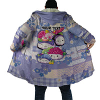 Personalized Japanese Kawaii Sushi Cloak Blue Wagara Palaka This Is How I Roll