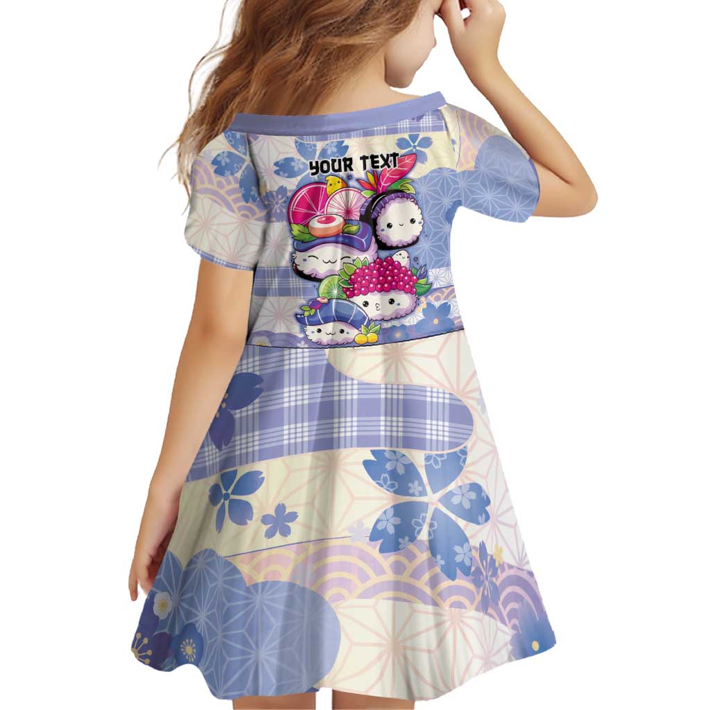 Personalized Japanese Kawaii Sushi Family Matching Mermaid Dress and Hawaiian Shirt Blue Wagara Palaka This Is How I Roll LT9 - Polynesian Pride