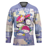 Personalized Japanese Kawaii Sushi Hockey Jersey Blue Wagara Palaka This Is How I Roll