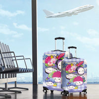 Japanese Kawaii Sushi Luggage Cover Blue Wagara Palaka This Is How I Roll