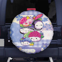 Japanese Kawaii Sushi Spare Tire Cover Blue Wagara Palaka This Is How I Roll
