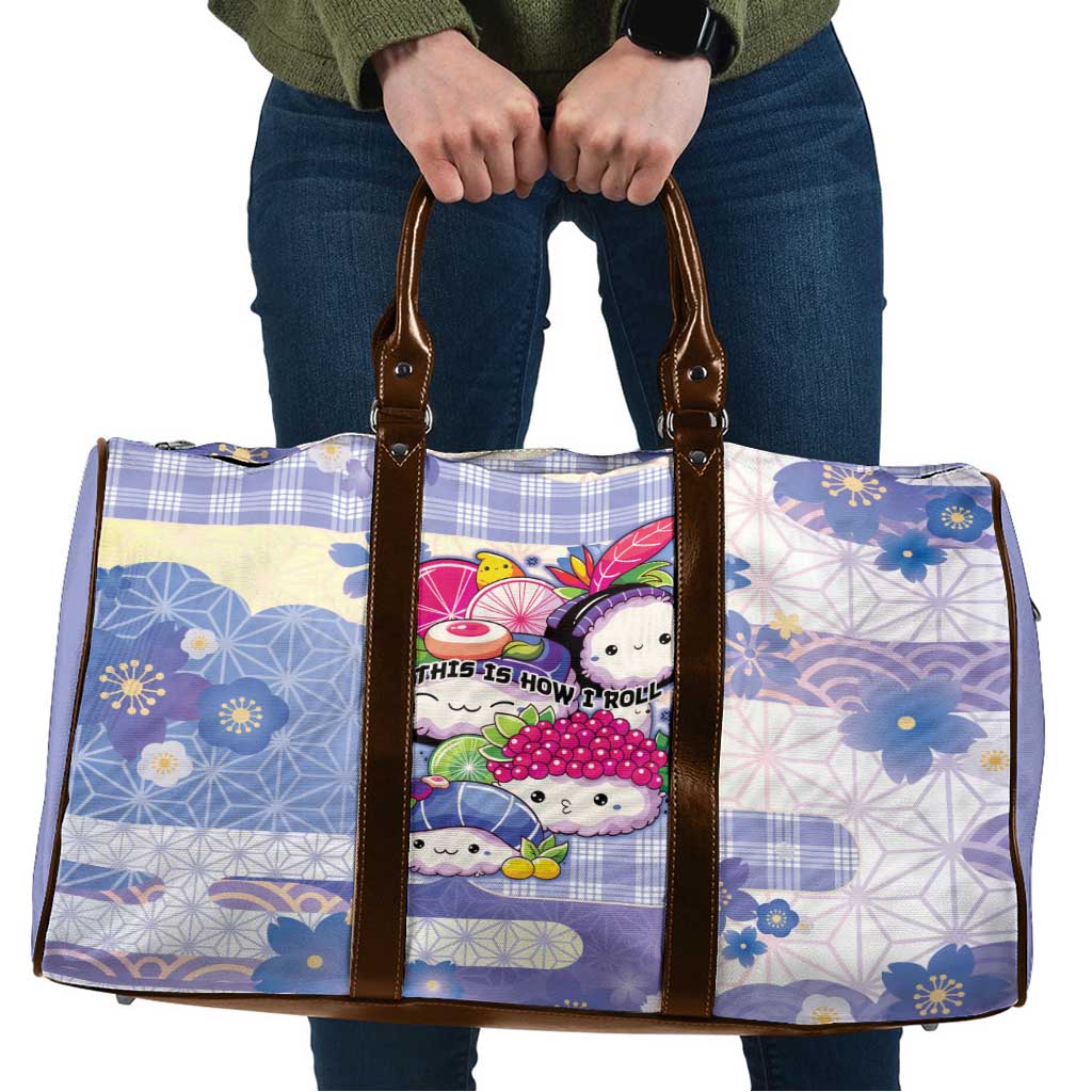 Japanese Kawaii Sushi Travel Bag Blue Wagara Palaka This Is How I Roll