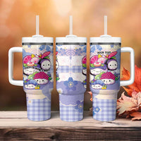 Personalized Japanese Kawaii Sushi Tumbler With Handle Blue Wagara Palaka This Is How I Roll