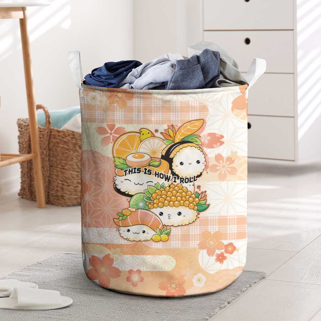 Japanese Kawaii Sushi Laundry Basket Peach Wagara Palaka This Is How I Roll