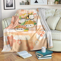 Japanese Kawaii Sushi Blanket Peach Wagara Palaka This Is How I Roll