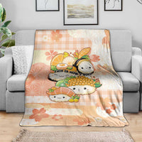 Japanese Kawaii Sushi Blanket Peach Wagara Palaka This Is How I Roll