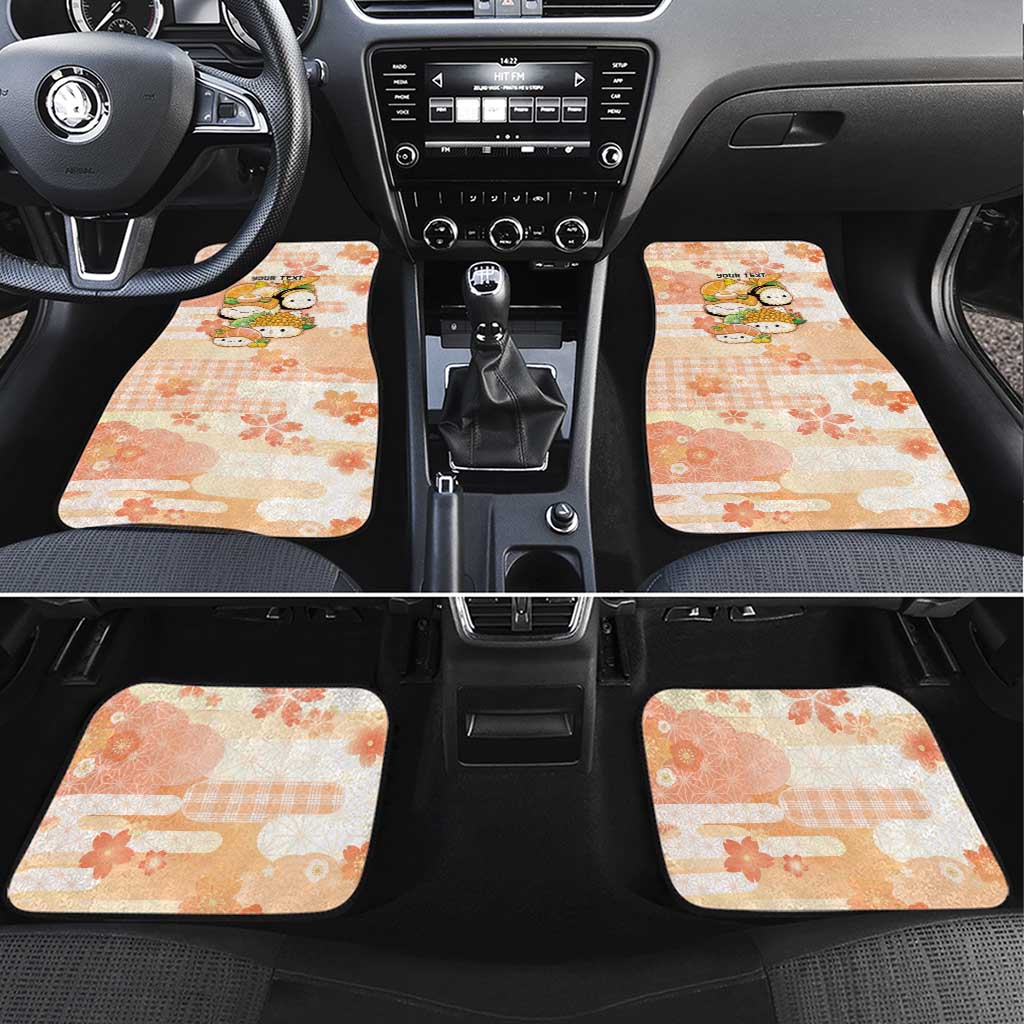 Personalized Japanese Kawaii Sushi Car Mats Peach Wagara Palaka This Is How I Roll