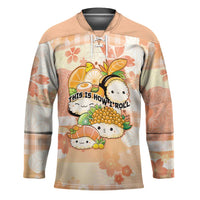 Personalized Japanese Kawaii Sushi Hockey Jersey Peach Wagara Palaka This Is How I Roll