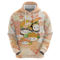 Personalized Japanese Kawaii Sushi Hoodie Peach Wagara Palaka This Is How I Roll