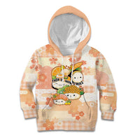 Personalized Japanese Kawaii Sushi Kid Hoodie Peach Wagara Palaka This Is How I Roll