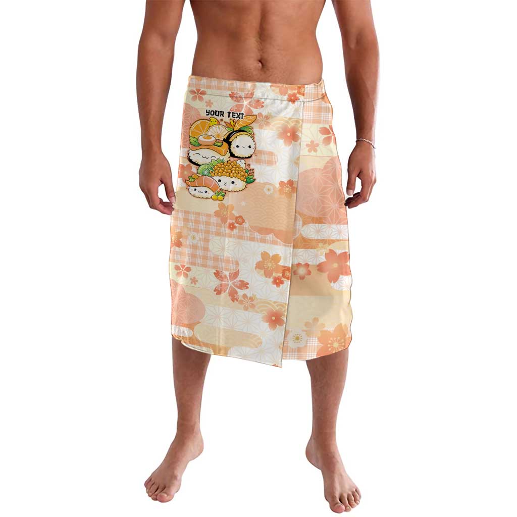 Personalized Japanese Kawaii Sushi Lavalava Peach Wagara Palaka This Is How I Roll