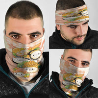 Japanese Kawaii Sushi Neck Gaiter Peach Wagara Palaka This Is How I Roll
